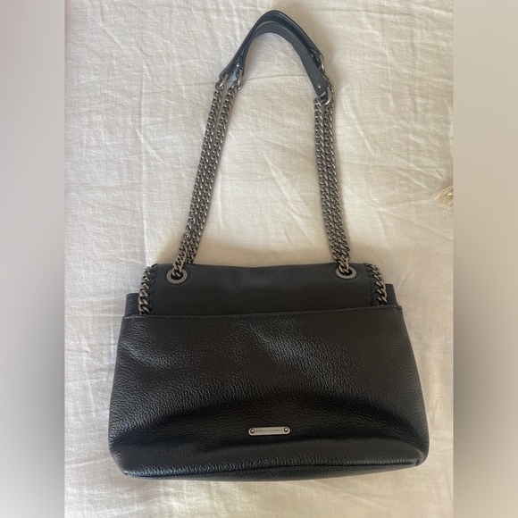 Rebecca Minkoff Edie Leather Flag Shoulder Bag - Picture 4 of 6